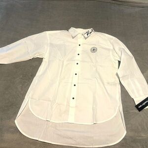 NWT Karl Lagerfeld oversized Shirt M size